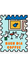 COFFEE SHOP STAMP STICKER