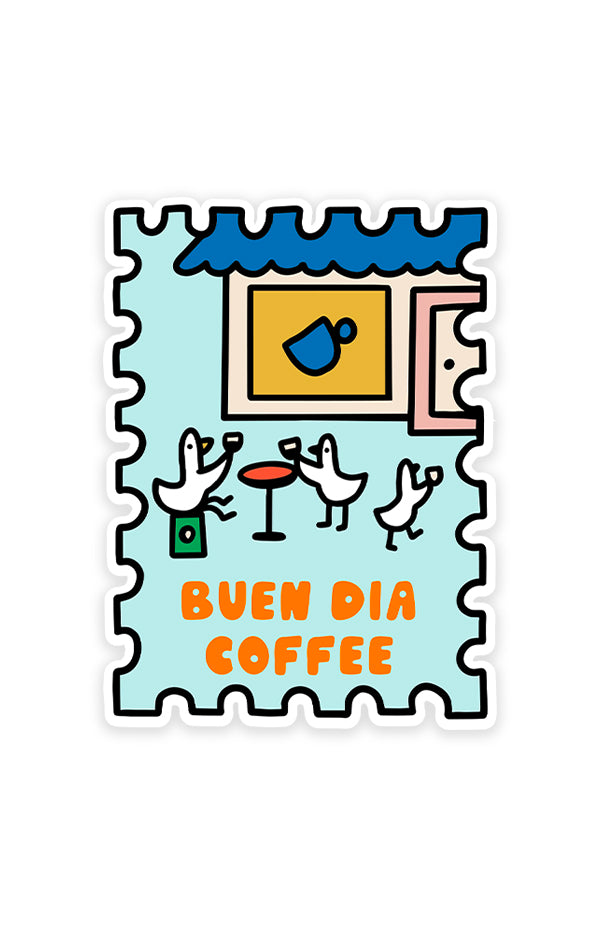 COFFEE SHOP STAMP STICKER