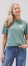 COFFEE MUG T-SHIRT - GREEN