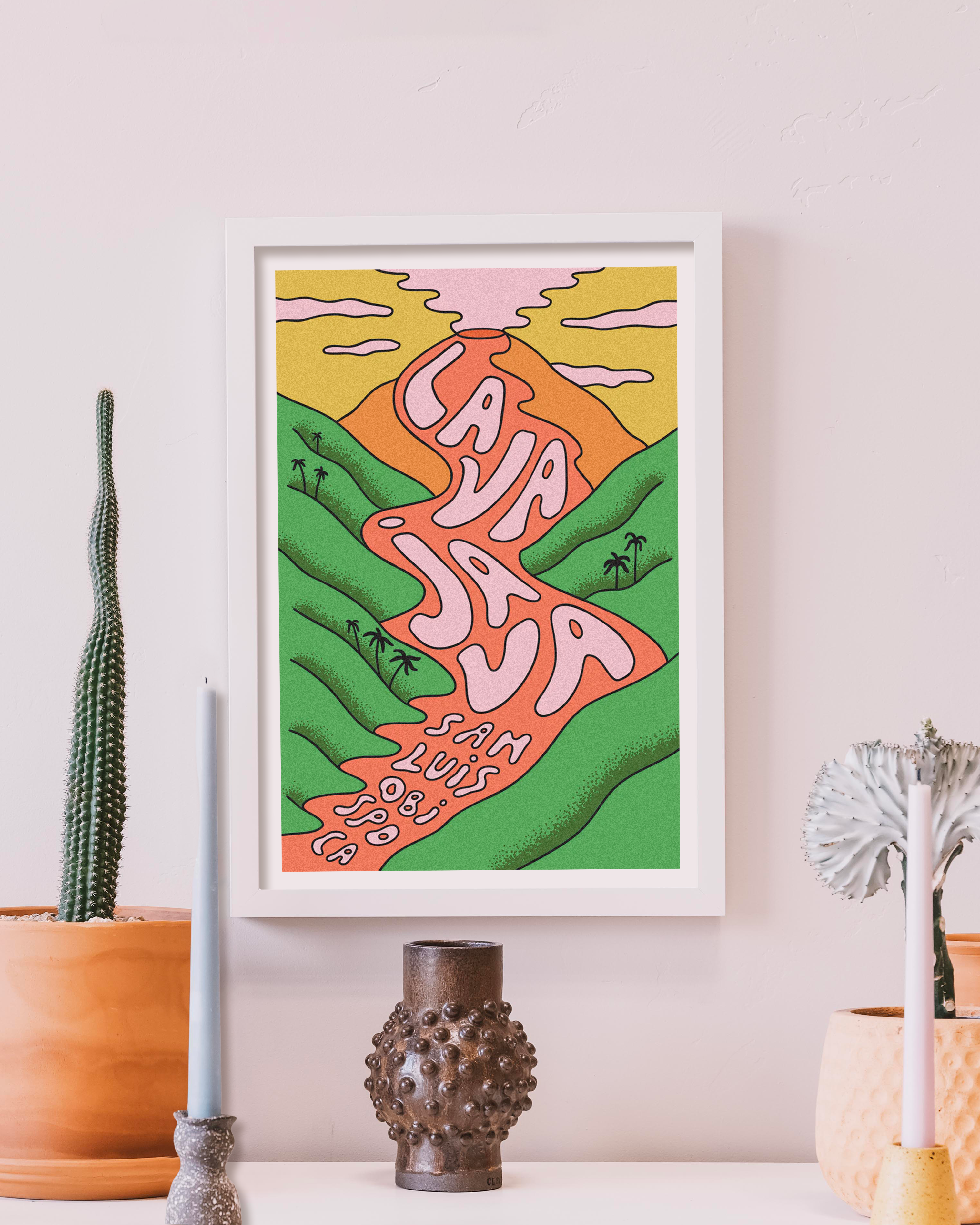 LAVA JAVA SAN LUIS OBISPO PRINT