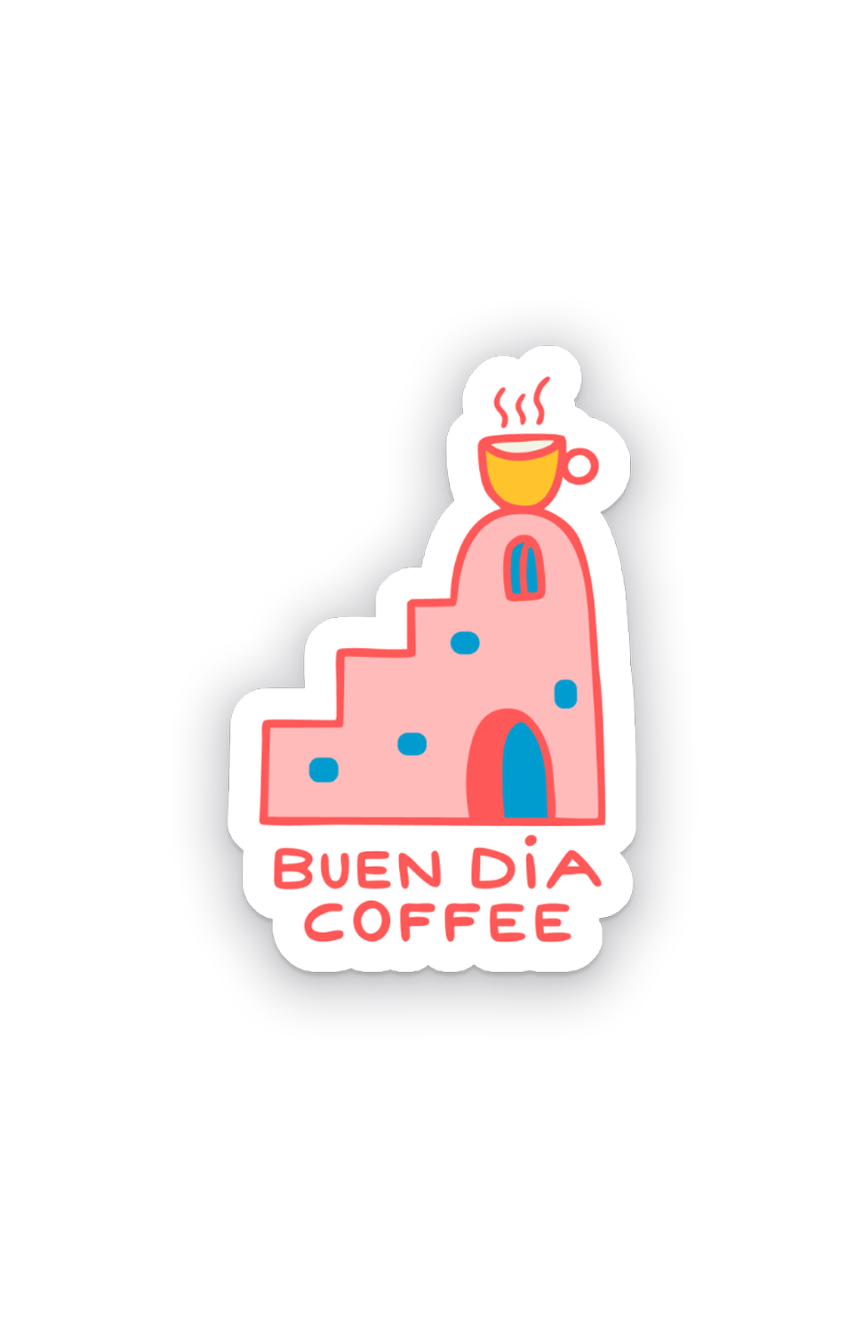 CAFE BUEN DIA STICKER
