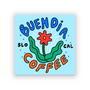 COFFEE FLOWERS STICKER