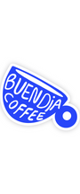 BLUE COFFE MUG STICKER