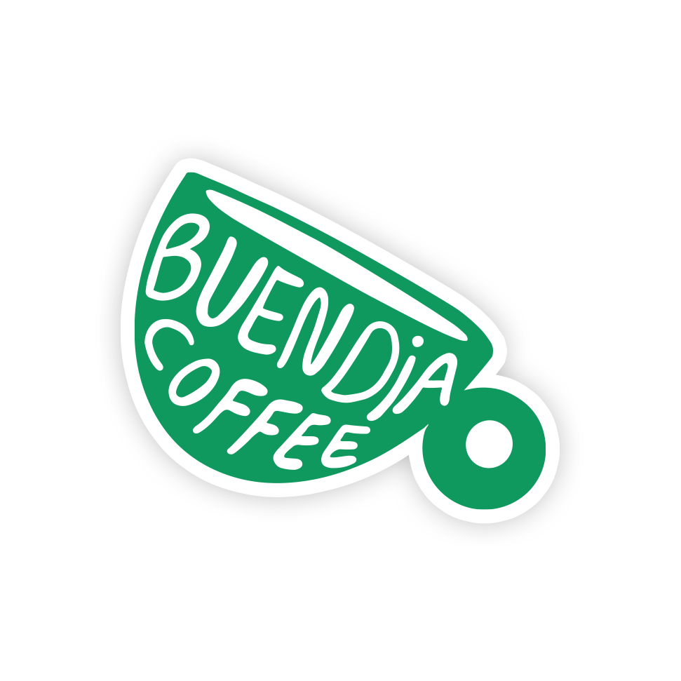 GREEN COFFEE MUG STICKER