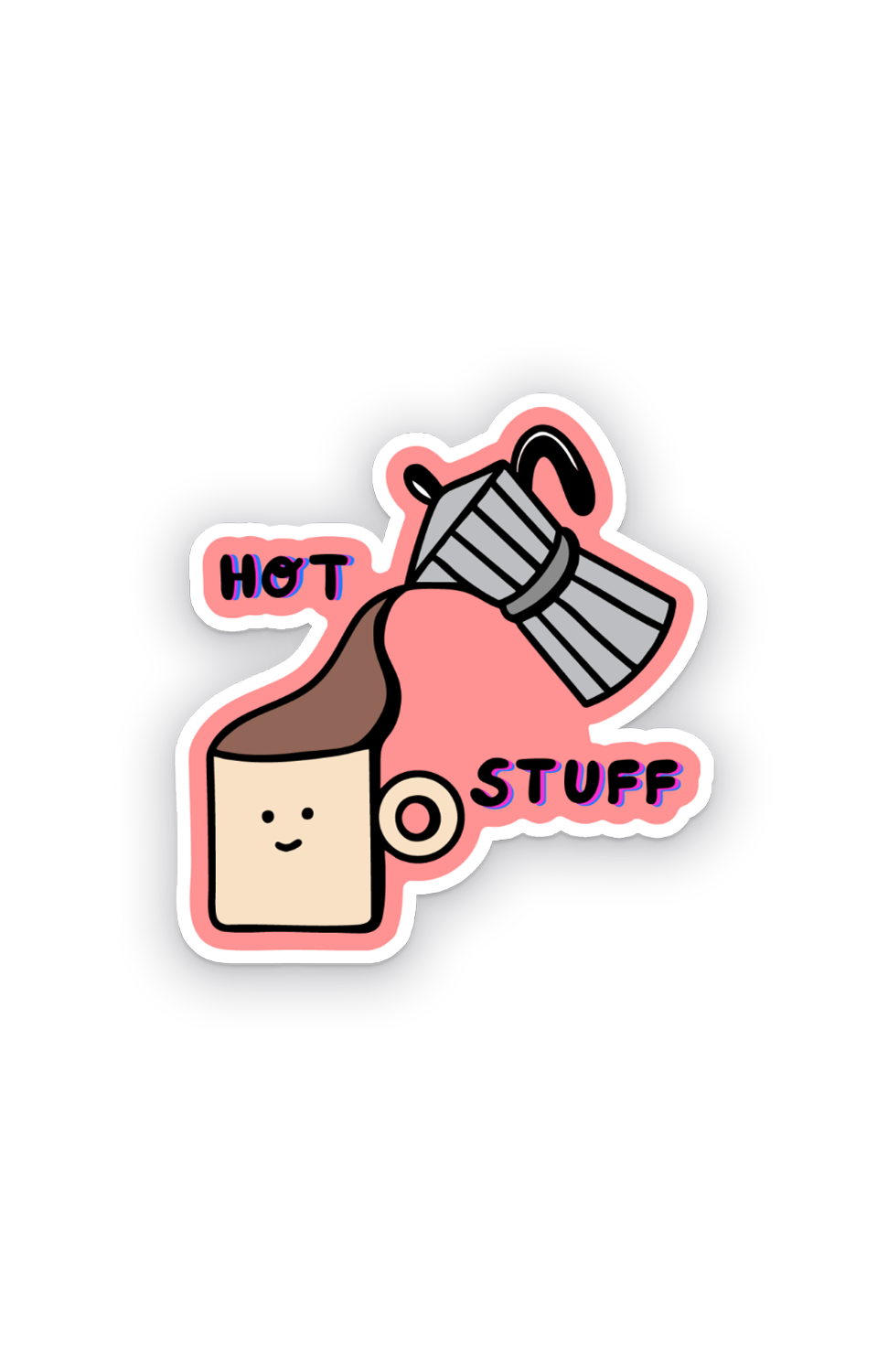 HOT STUFF STICKER