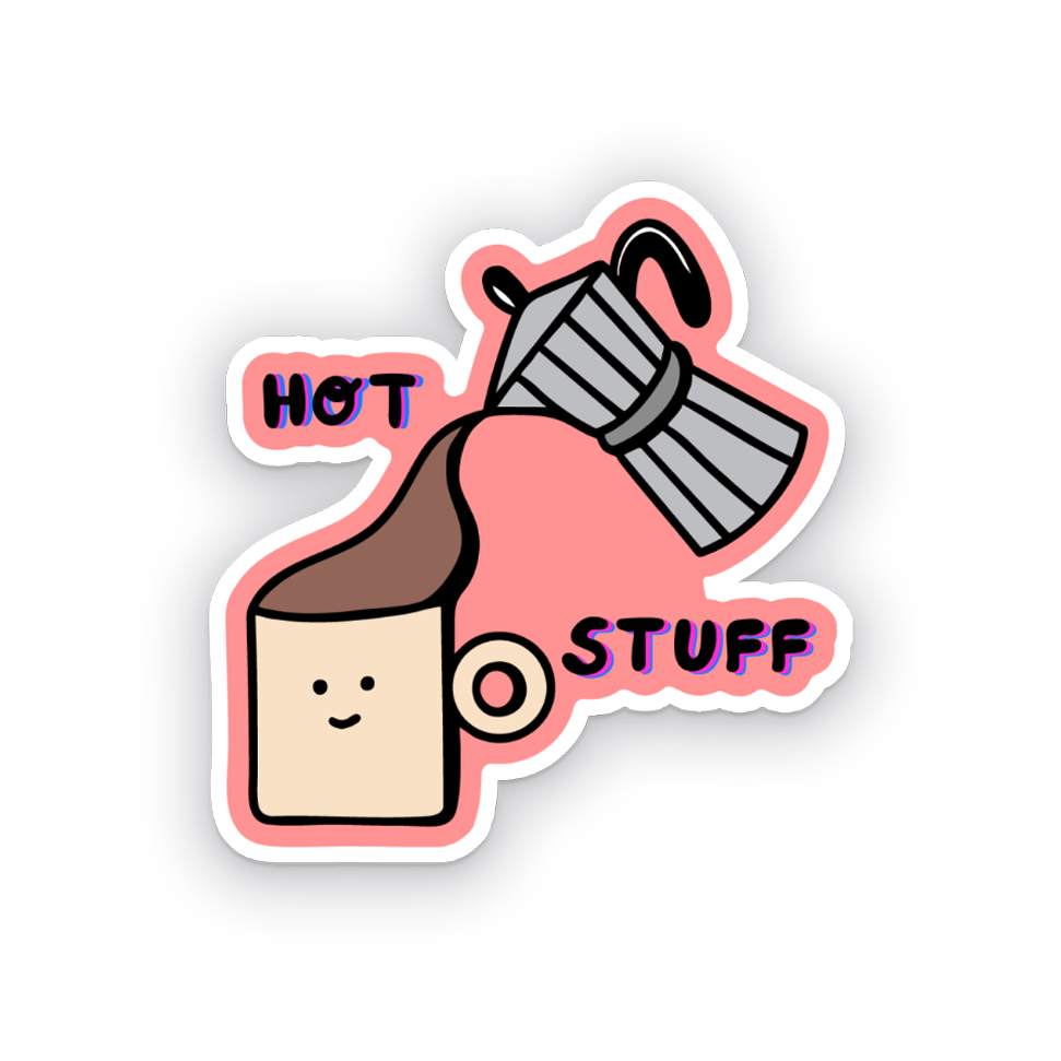 HOT STUFF STICKER