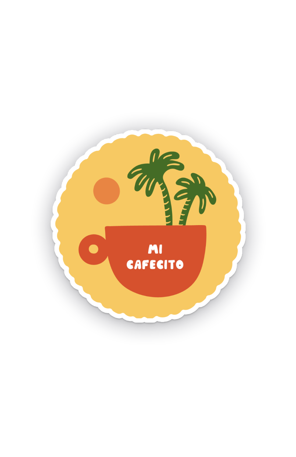 MI CAFECITO STICKER