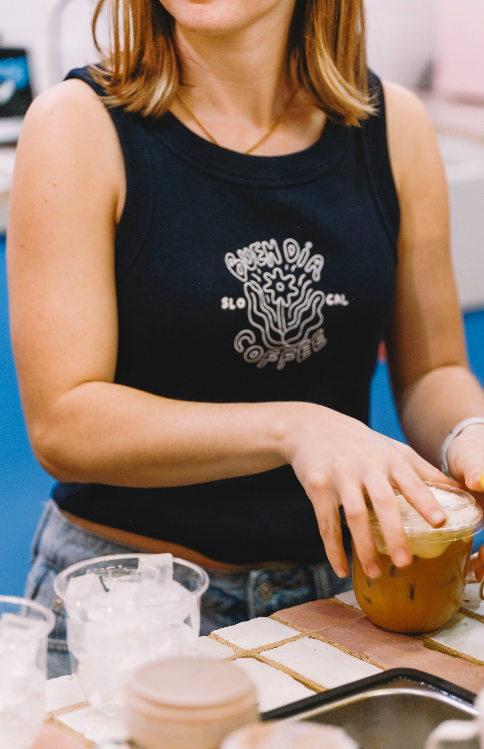 FLORAL BUEN DIA TANK TOP