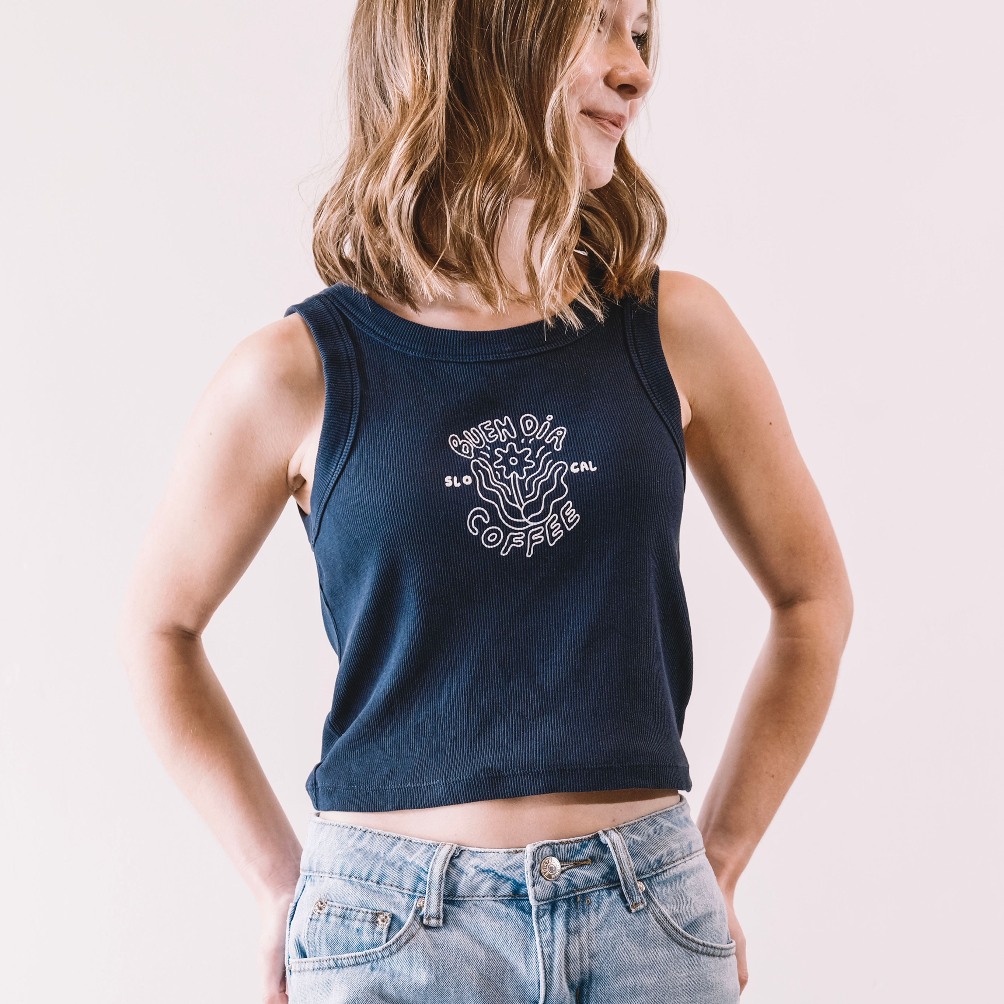 FLORAL BUEN DIA TANK TOP