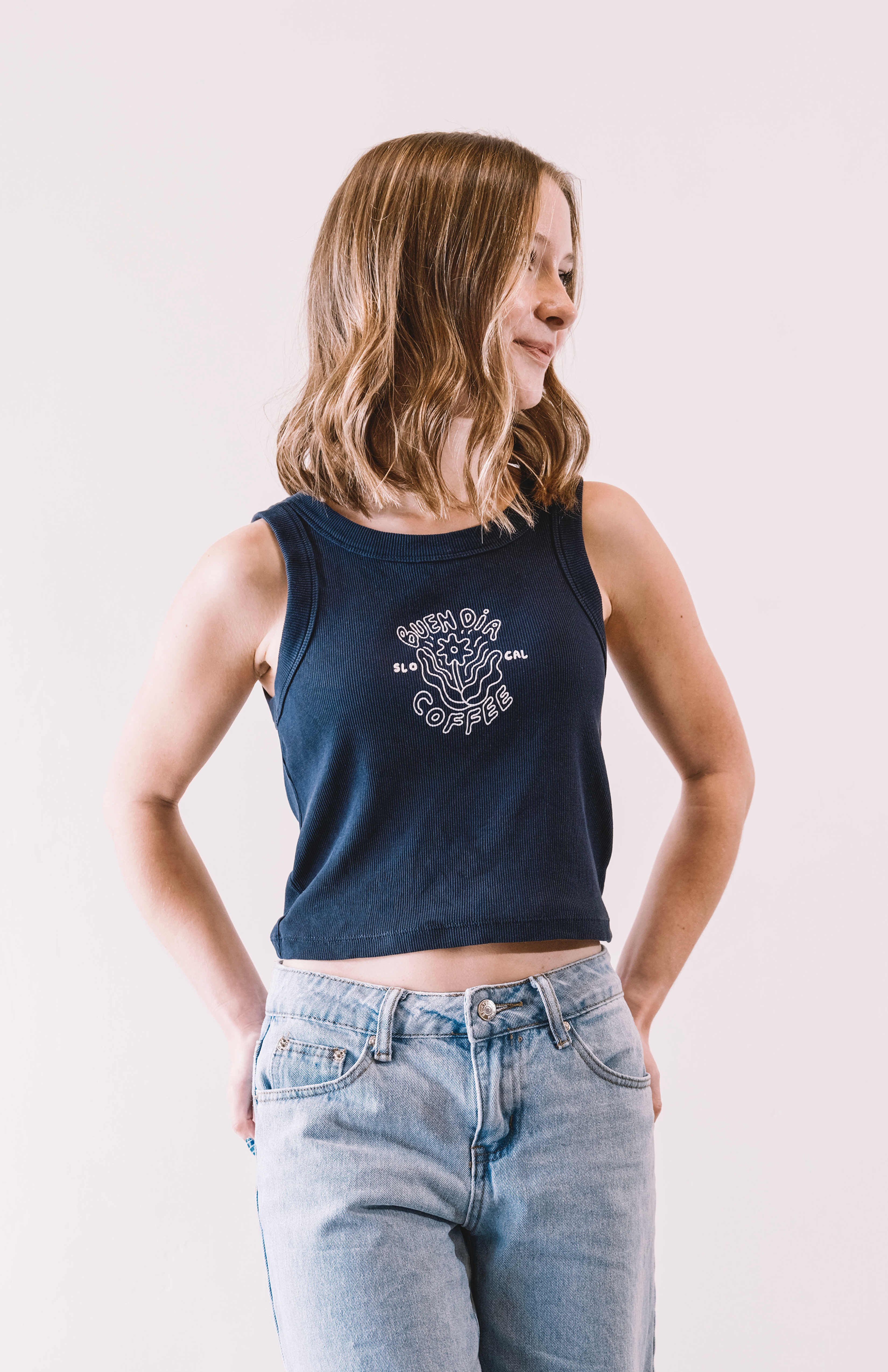 FLORAL BUEN DIA TANK TOP