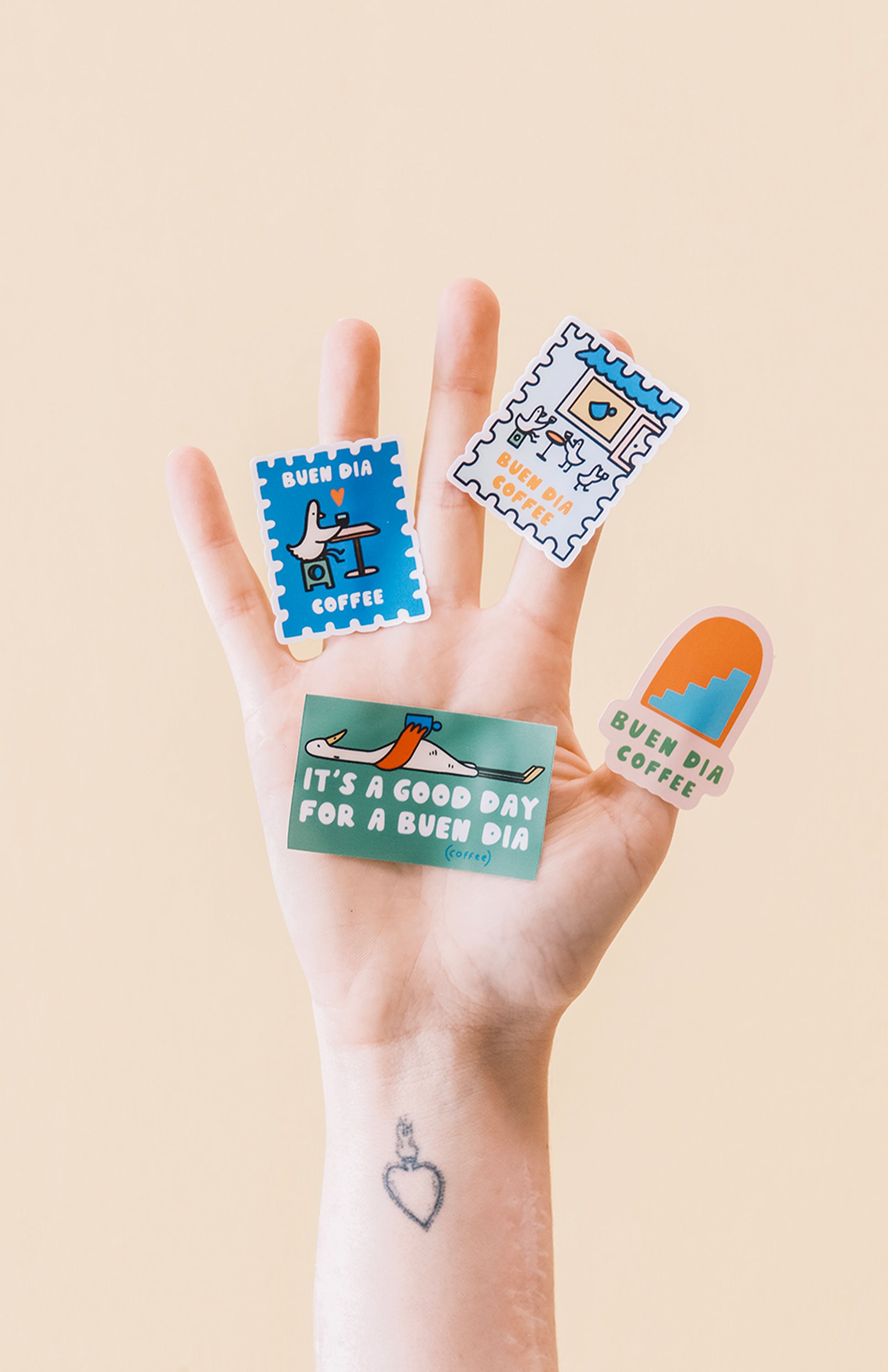COFFEE SHOP STAMP STICKER