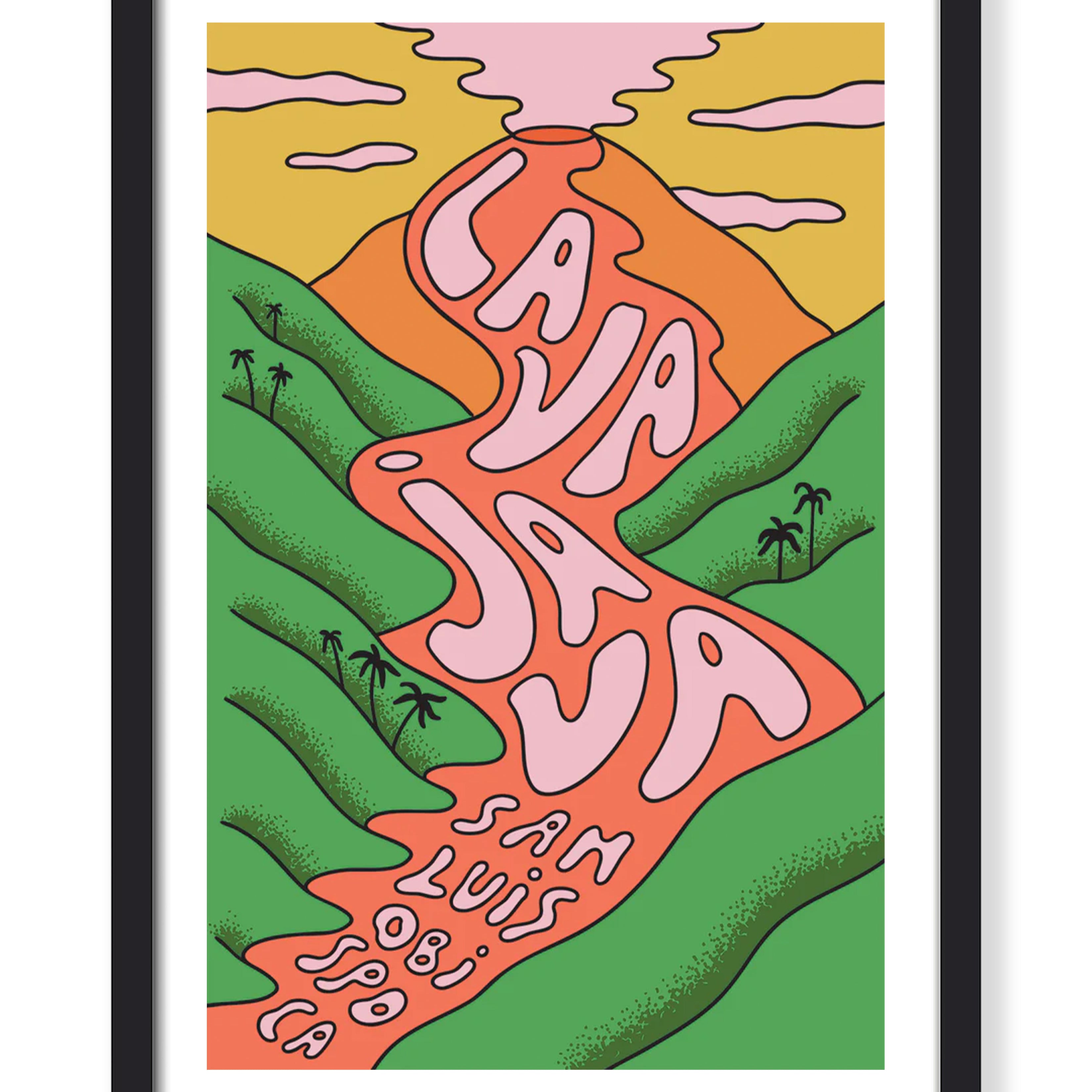 LAVA JAVA SAN LUIS OBISPO PRINT