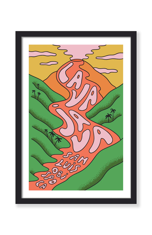Lava Java San Luis Obispo Print - Buen Dia Coffee – BUEN DIA COFFEE
