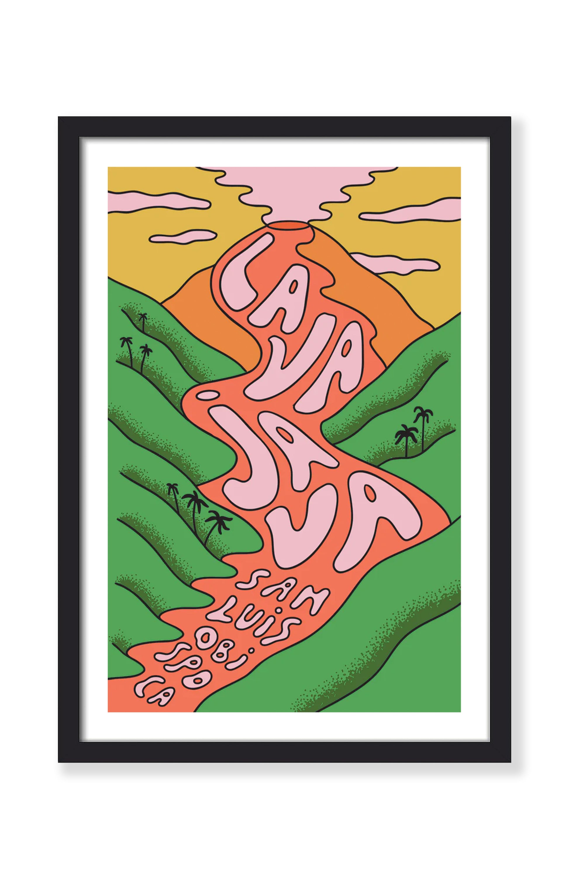 LAVA JAVA SAN LUIS OBISPO PRINT