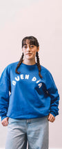 BUEN DIA PUFF SWEATSHIRT IN WORKER BLUE